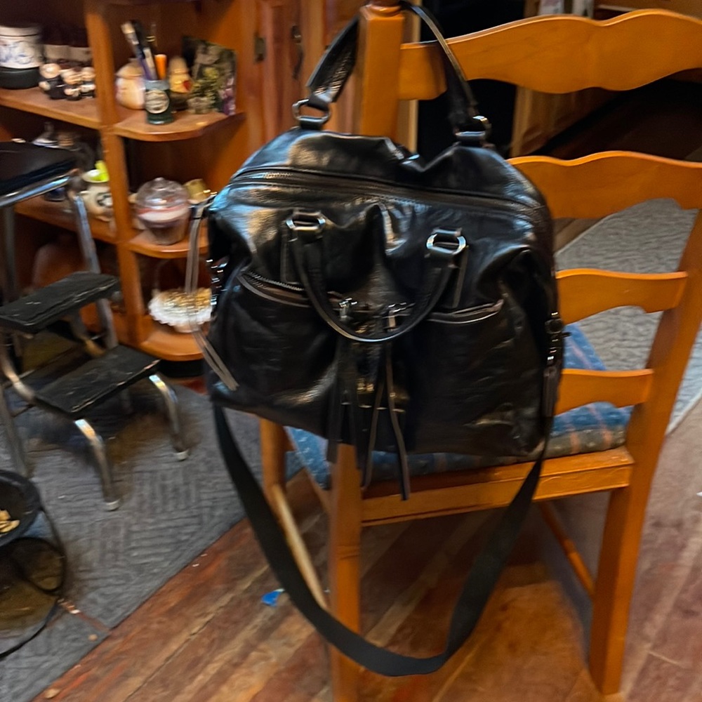 Kooba leather medium size crossbody or satchel with removable strap